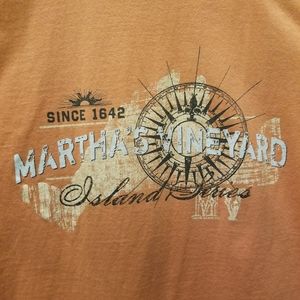 Martha's Vinyard Island graphics Tee souvenir vacation T shirt